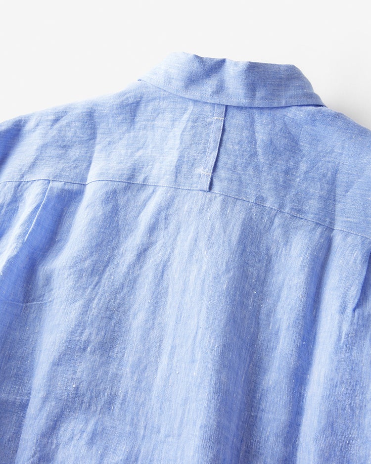 リネンプルオーバーシャツ 詳細画像 サックス 4