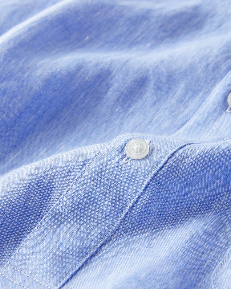 リネンプルオーバーシャツ 詳細画像 サックス 5