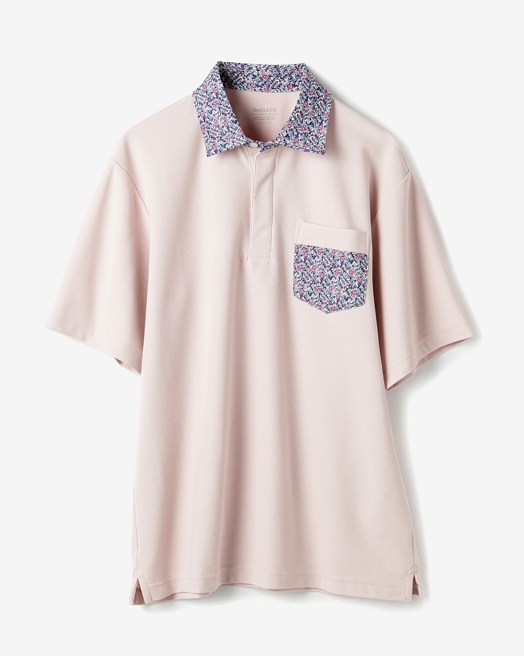 シャツ襟鹿の子ポロ 半袖/40代50代からのメンズファッション通販 DoCLASSE