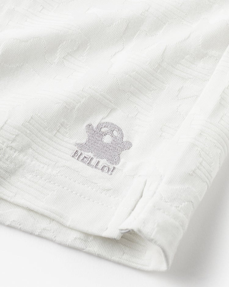 コットンブレンドジャガードポロ 詳細画像 オフホワイト 3