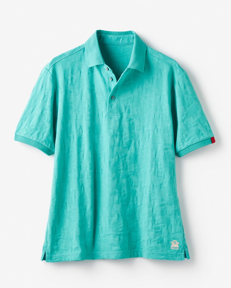 コットンブレンドジャガードポロ 詳細画像 ミントグリーン 4