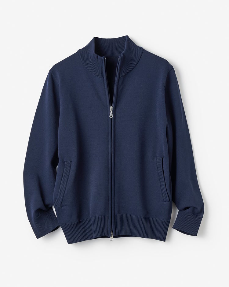 エアーライトニット・フルジップ 詳細画像 ネイビー 1