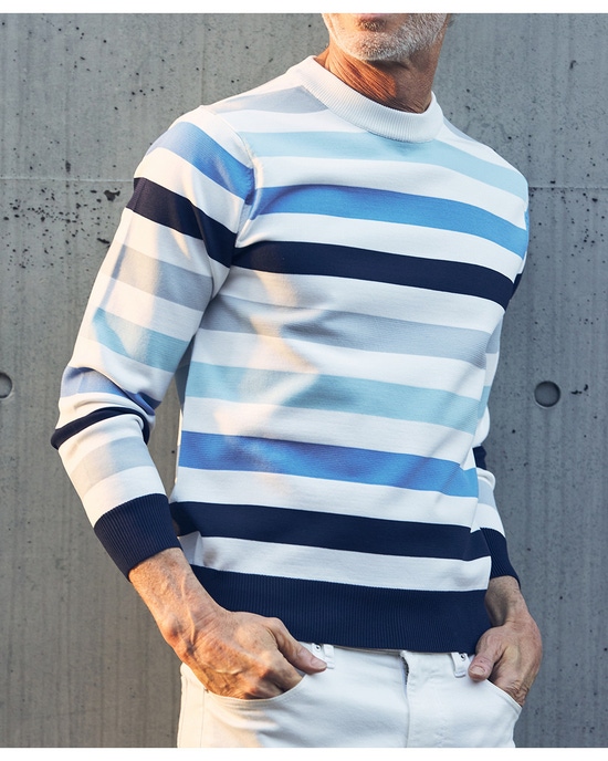 エアーライトニット・クルーネック