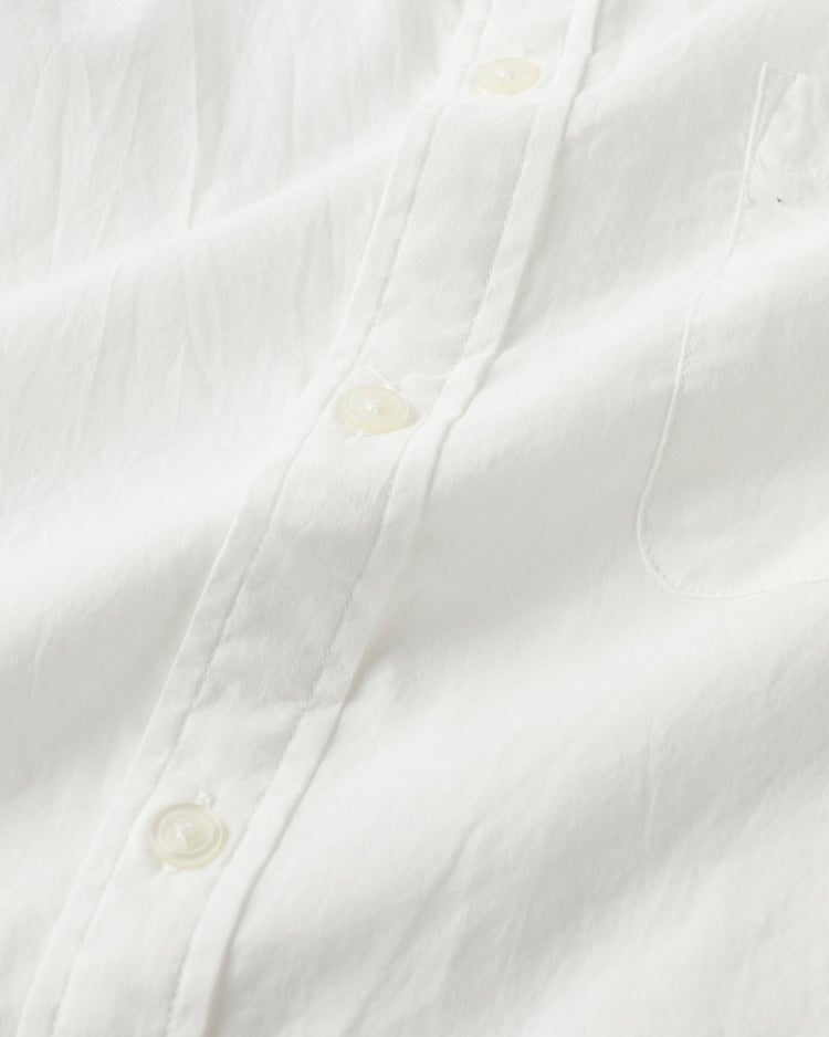 シルキーコットンローンシャツ（半袖） 詳細画像 オフホワイト 2