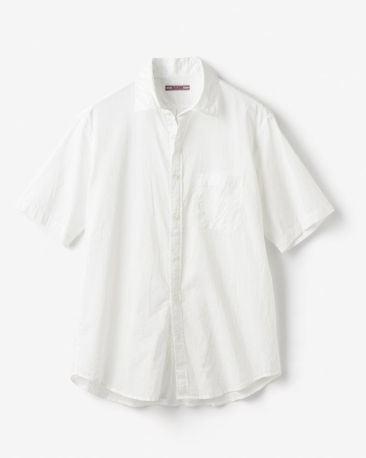 シルキーコットンローンシャツ（半袖） 詳細画像 オフホワイト 3