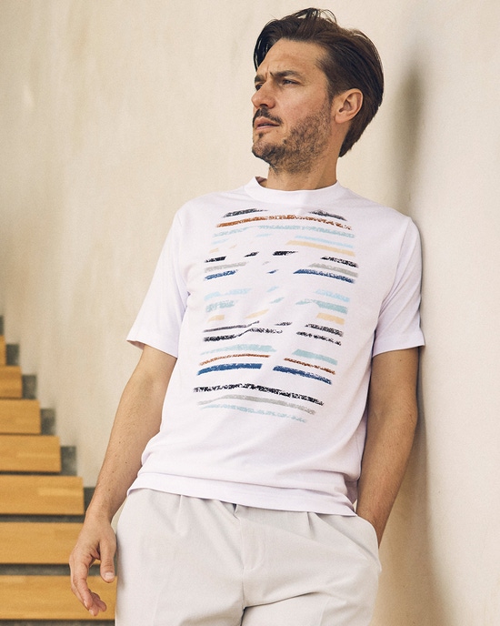 ソフト＆ドライ グラフィックTシャツ