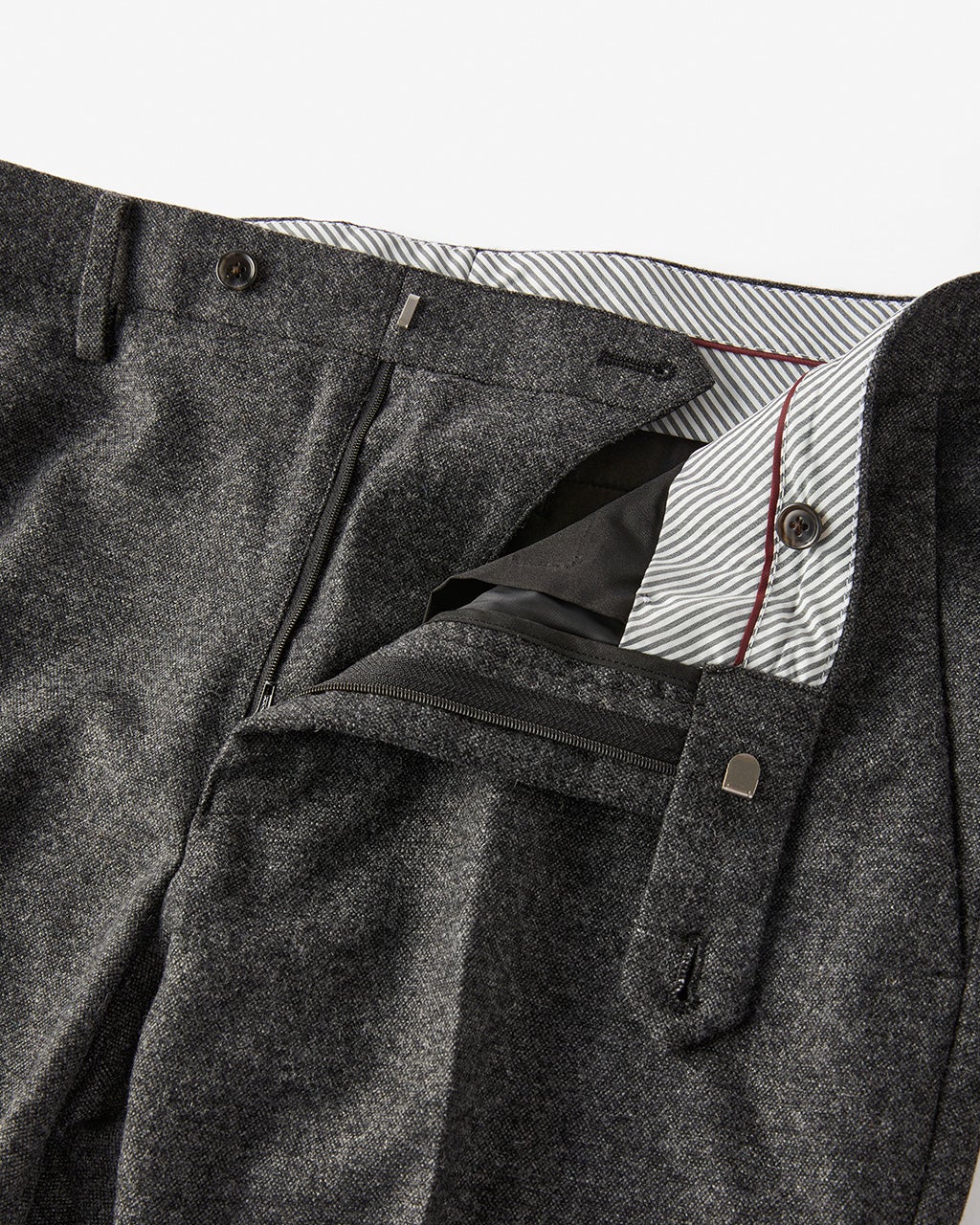 尾州カシミヤブレンド・ツイードパンツ/40代50代からのメンズ