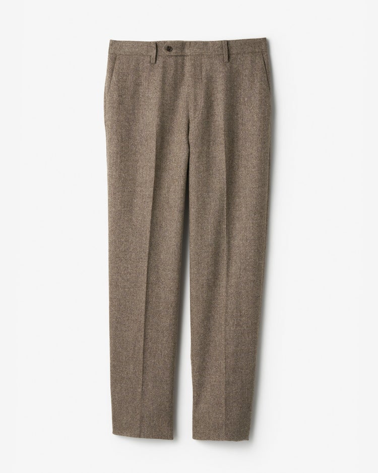 尾州カシミヤブレンド・ツイードパンツ 詳細画像 ブラウン 3