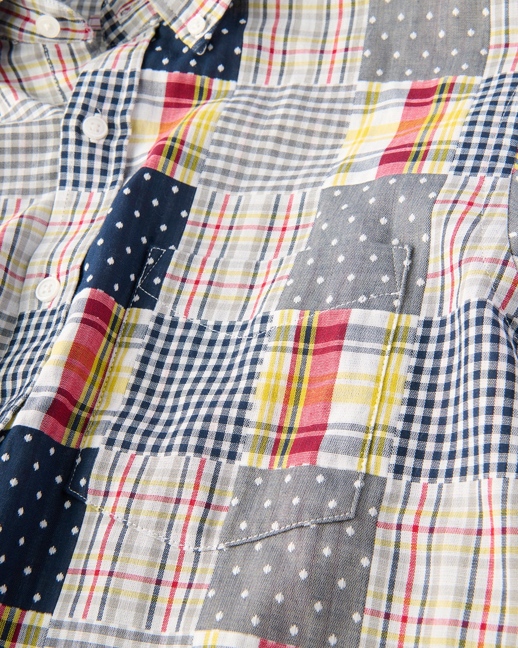 [1月限定出品]doublet パッチワーク ワークシャツ グレー 1月限定出品]doublet パッチワーク ワークシャツ グレー