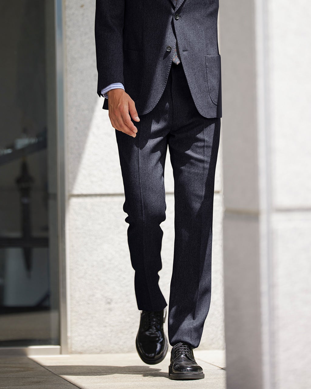 洗えるツムギート ツイード パンツ/DoCLASSE