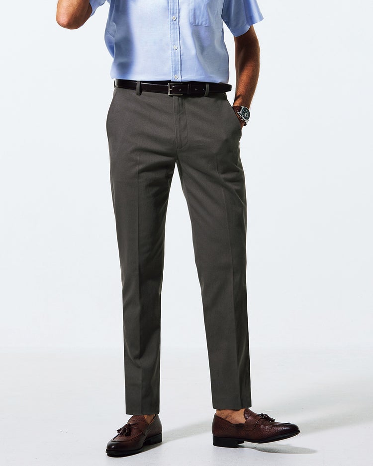 360&deg;エブリデイチノ・伸快適ウエスト・ノータック 詳細画像 チャコール 2