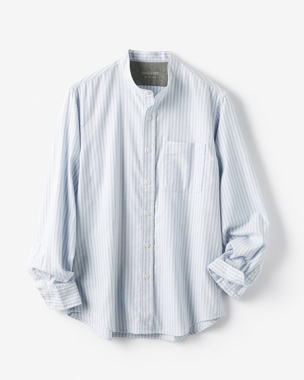 エブール　ライトグレー スタンドカラーシャツジャケット ファッション通販のNY.ONLINE