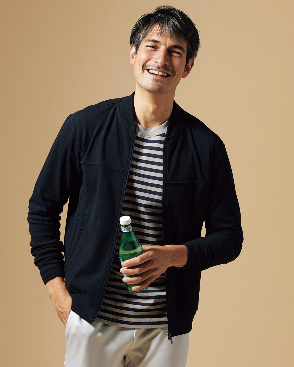 ウルトラソフト両面起毛・フルジップジャケット/DoCLASSE