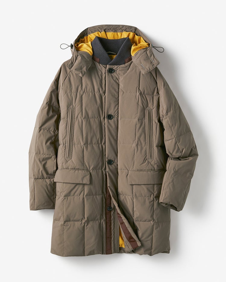 リブネック2WAYダウンコート 詳細画像 モカ 1