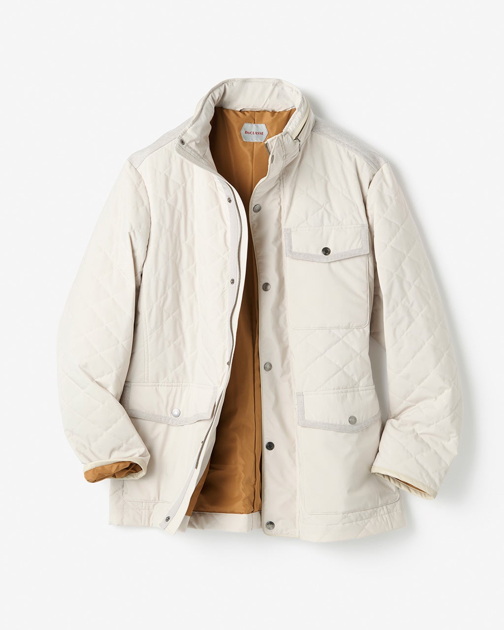 サーモライトキルト・スタンドカラージャケット/40代50代からの