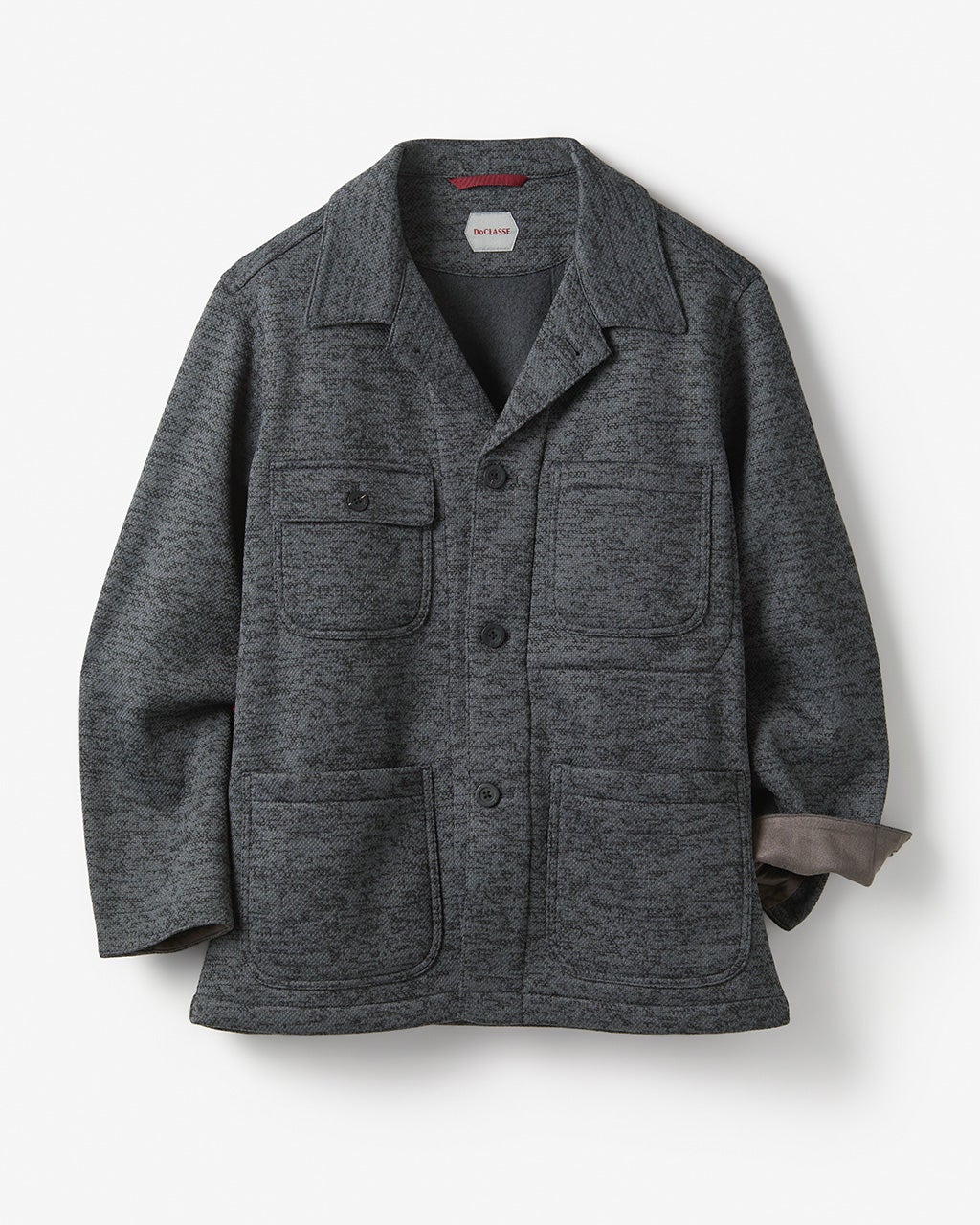 裏起毛フリース・ツイード調カバーオール/40代50代からのメンズ