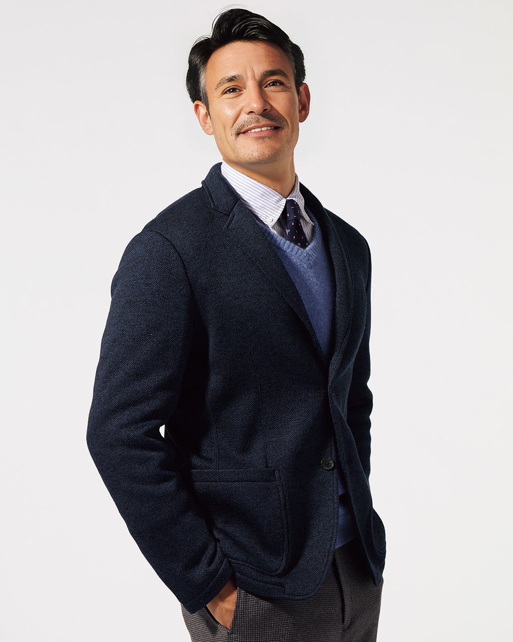 メンズ ジャケット・ベスト（ネイビー）一覧/40代50代からの