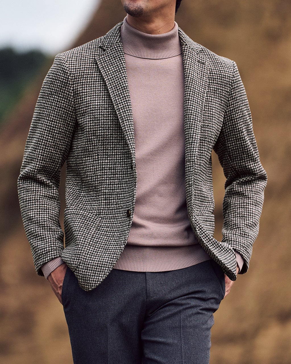 メンズツウィードジャケットツイードジャケット メンズ ツイード ジャケット/40代50代からのファッション通販 DoCLASSE