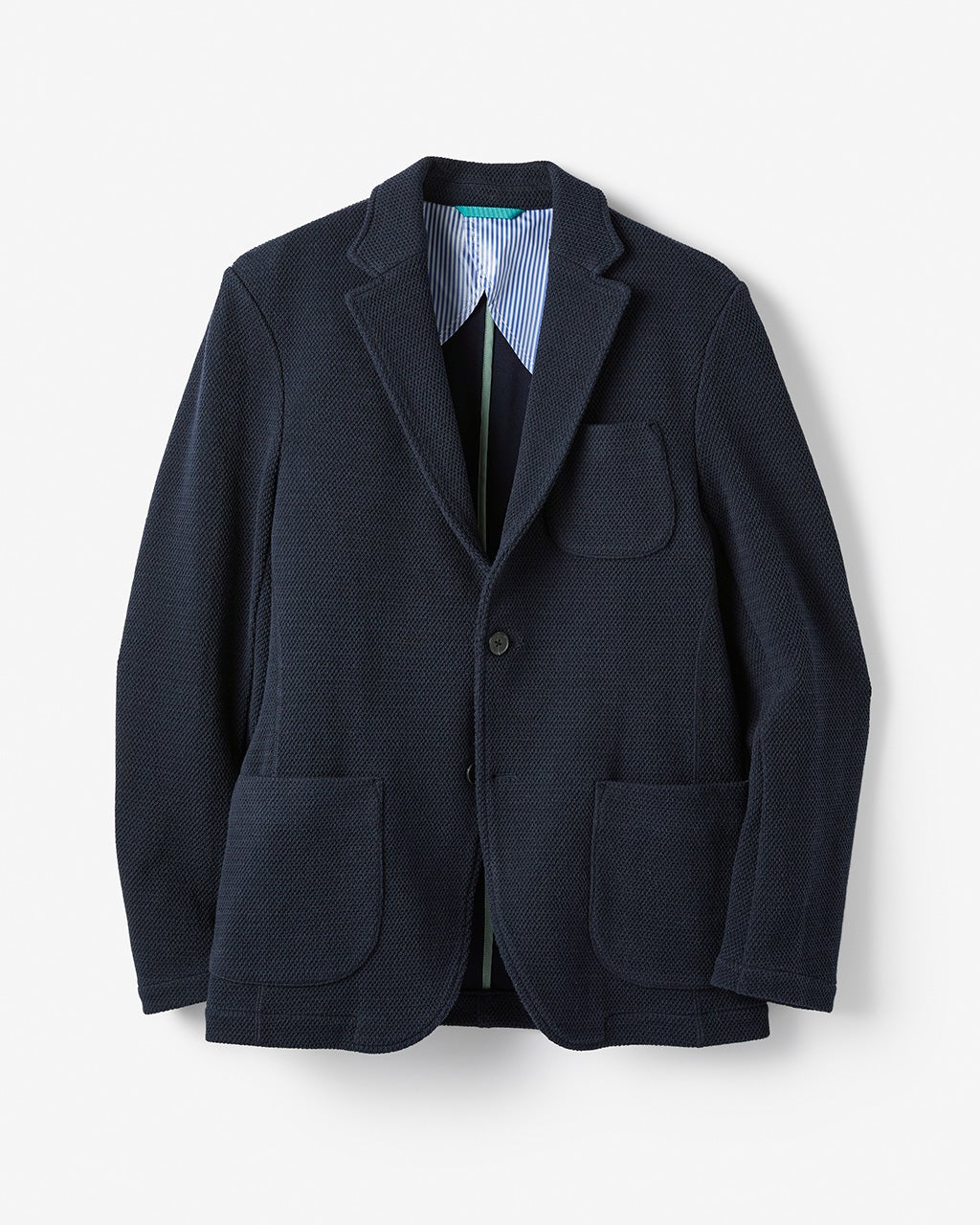 LANVIN SPORT ジャケット ネイビーグレー 幾何学模様 LANVIN SPORT ジャケット ネイビーグレー 幾何学模様 LANVIN