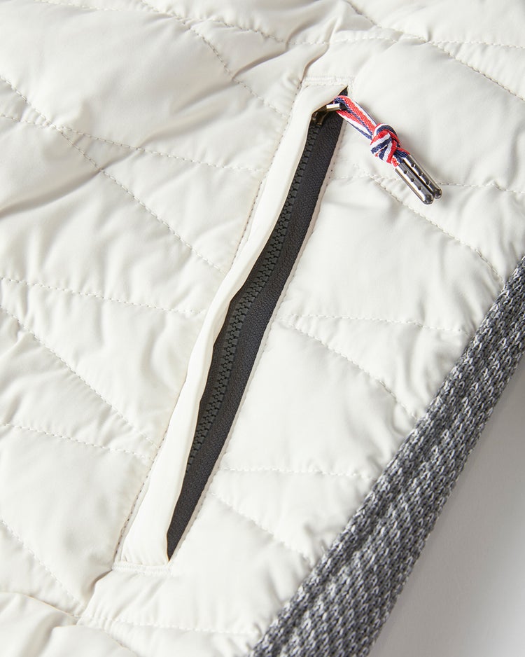 ハイブリッドダウンフルジップブルゾン 詳細画像 グレーパターン 3