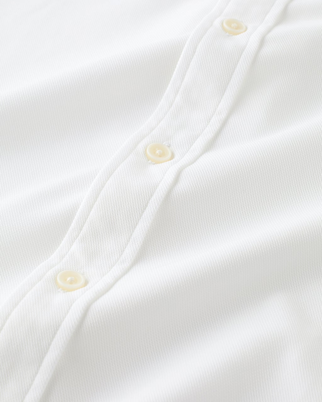 ノーアイロン・艶ニットシャツ長袖ボタンダウン/DoCLASSE