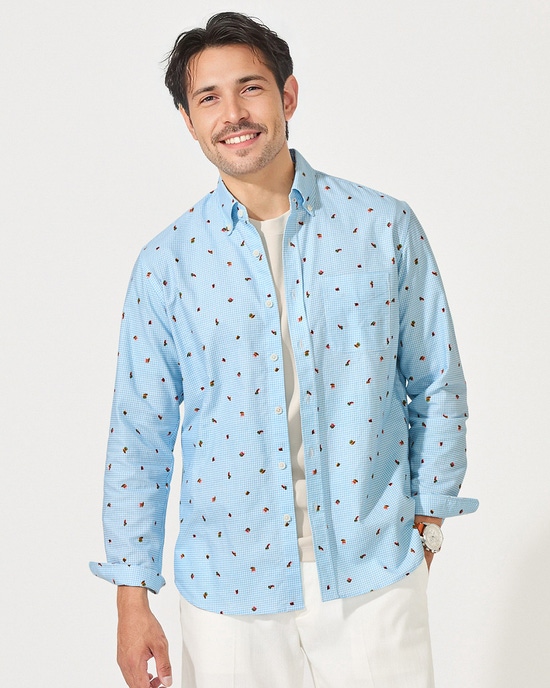 ピュアファインオックスフォード長袖