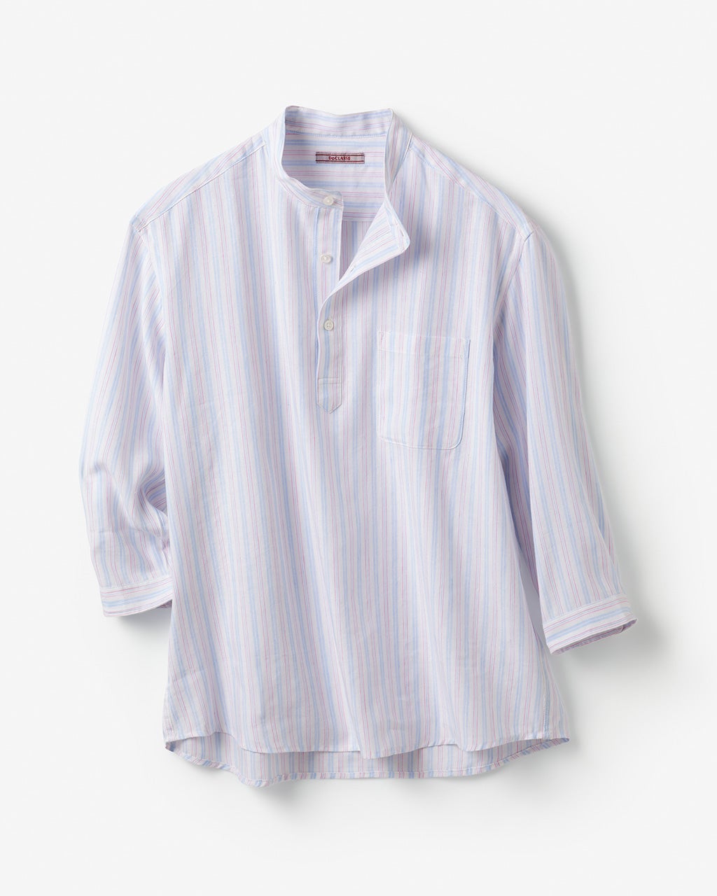 クールマックス・麻混・涼感プルオーバー7分袖/40代50代からの