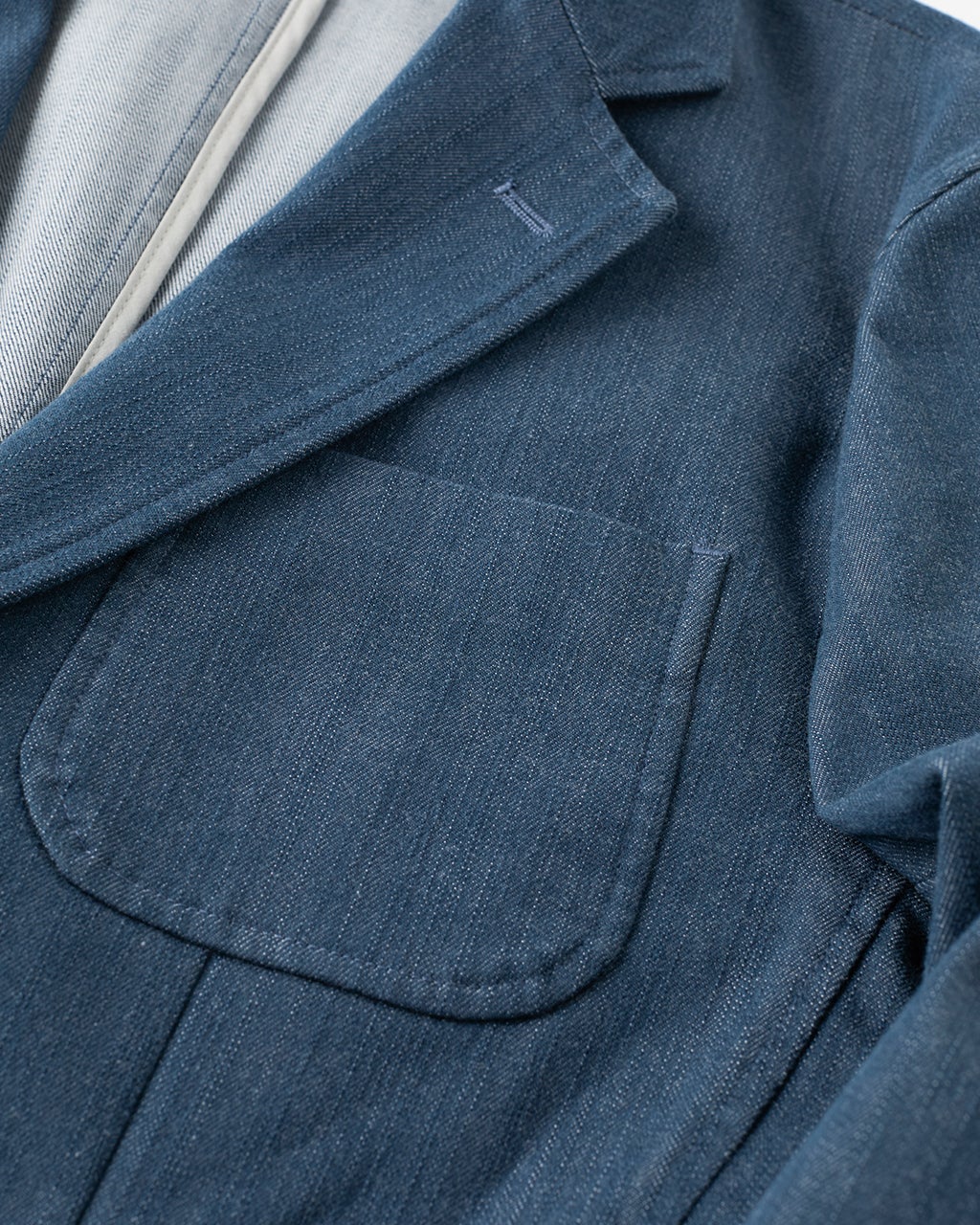 美品　デニム風ジャケット TYPE 50'S DENIM JACKET(BLUE) – Shinzone