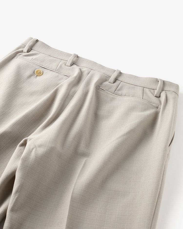麻調イージーケアパンツ・ノータック 詳細画像 ストーン 10