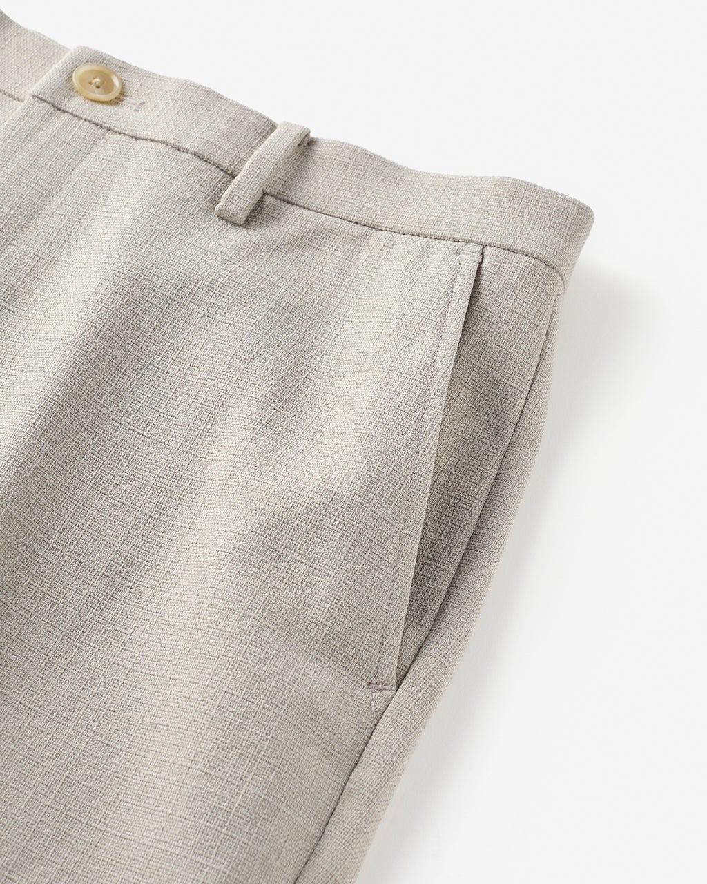 麻調イージーケアパンツ・ノータック/40代50代からのメンズ