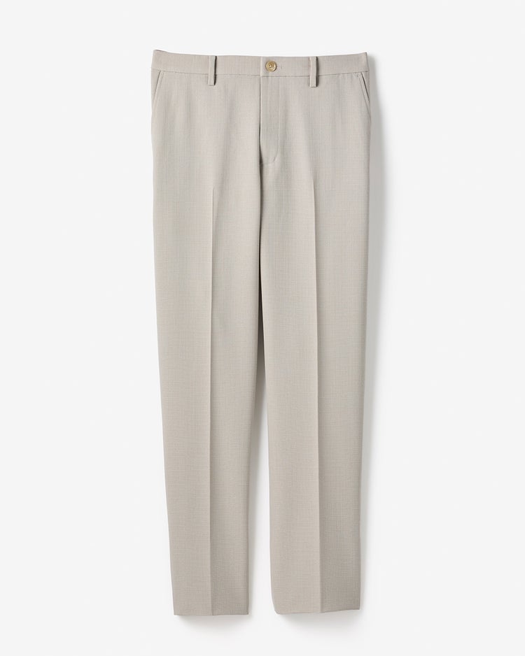 麻調イージーケアパンツ・ノータック 詳細画像 ストーン 7