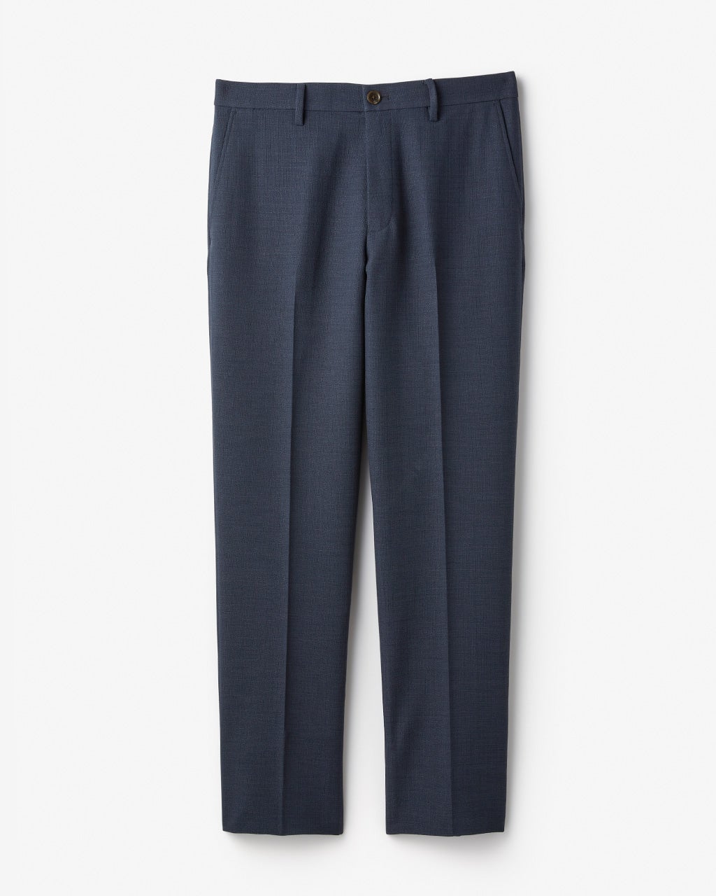 麻調イージーケアパンツ・ノータック/40代50代からのメンズ