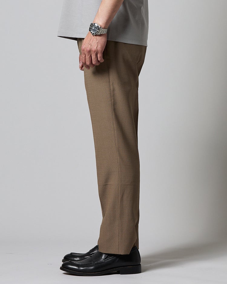 麻調イージーケアパンツ・ノータック 詳細画像 パーシモン 4