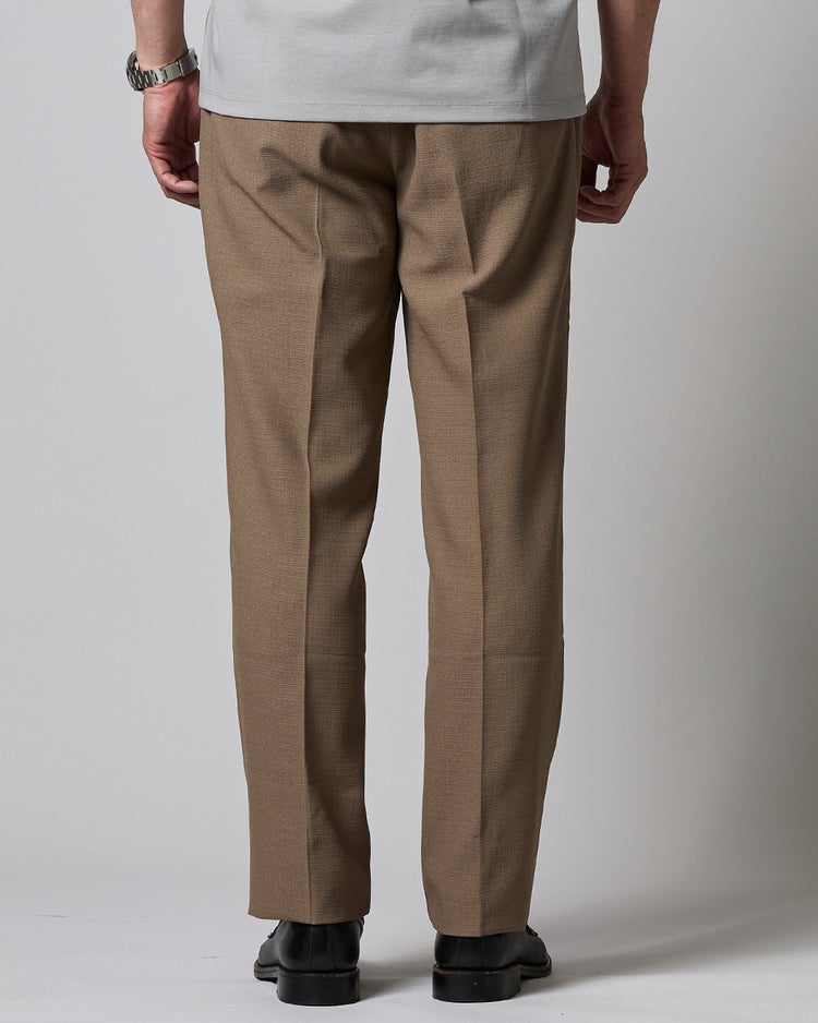 麻調イージーケアパンツ・ノータック 詳細画像 パーシモン 5