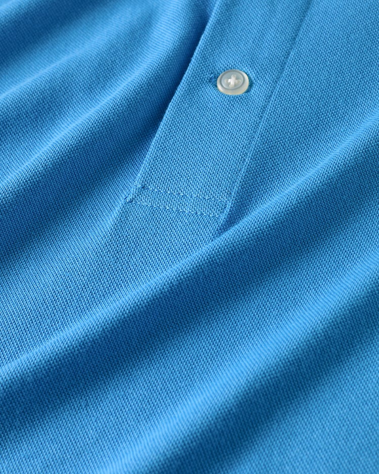 エクストラクリーン鹿の子ポロ 半袖 詳細画像 ターコイズ 2