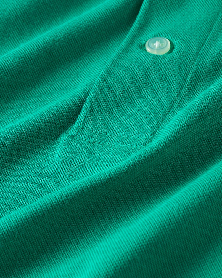 エクストラクリーン鹿の子ポロ 半袖 詳細画像 ケリーグリーン 2