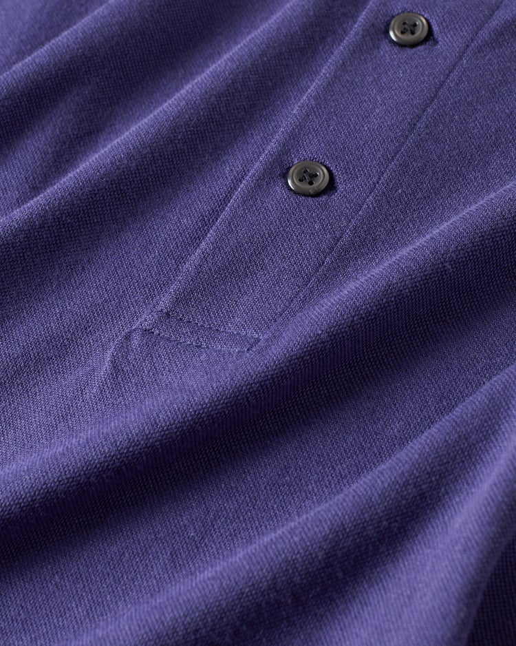 エクストラクリーン鹿の子ポロ 半袖 詳細画像 パープル 2