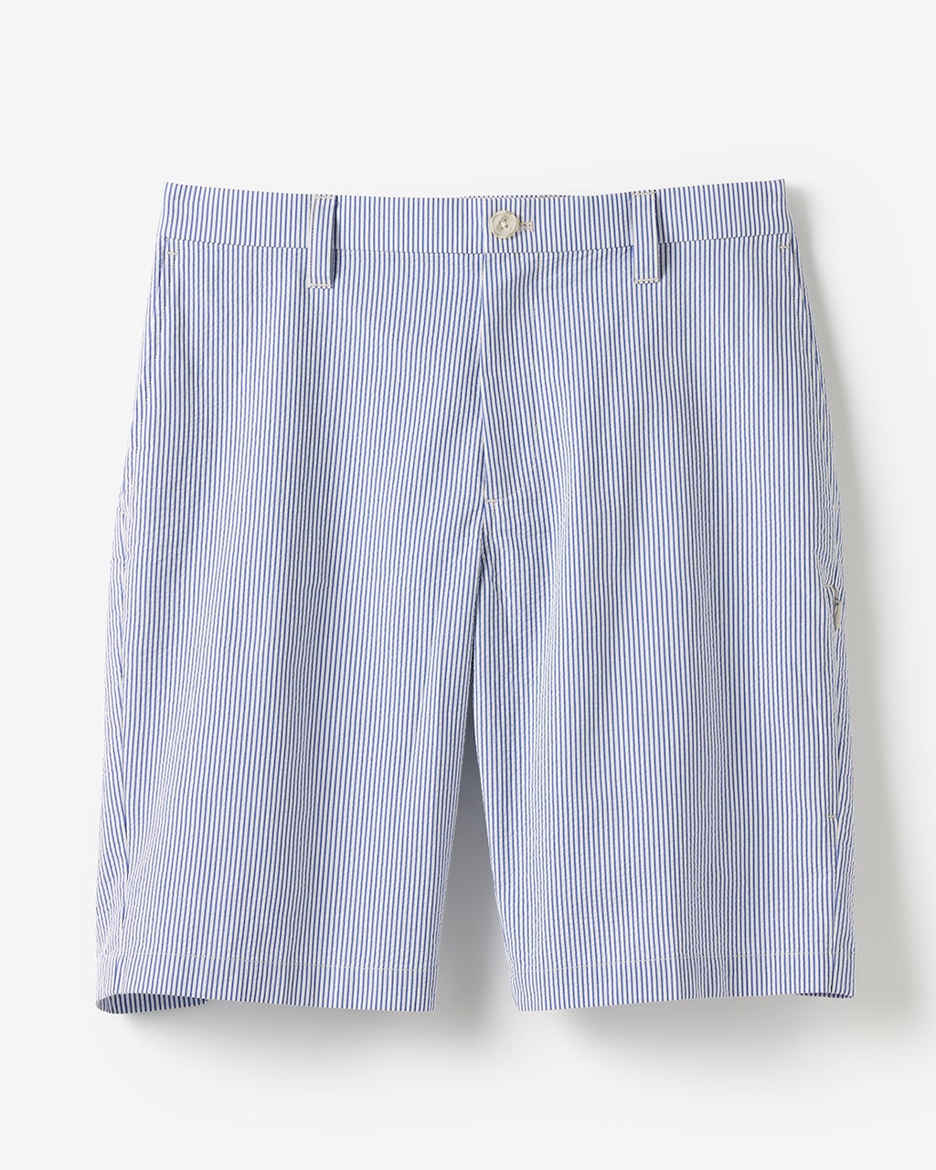 【rough & swell】美品シアサッカーショートパンツ　ゴルフ　メンズＬ カジュアルゴルフドットコムby PALM SPRINGSにrough&swell［ラフ