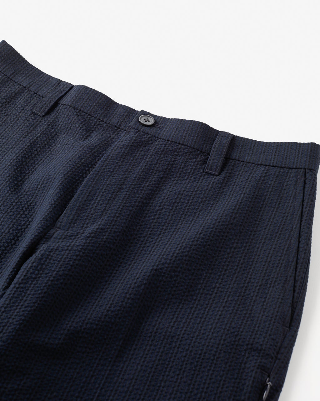 ムータマリンゴルフ　5 ハーフパンツ　シアサッカー　ストライプ　ブルー　メンズ muta MARINE GOLF coco 中古 ムータマリン メンズ ハーフパンツ