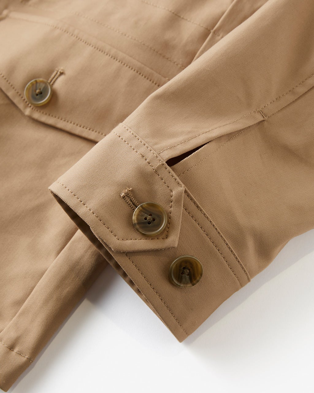 MHL. 14SS コットンリネン M-65フィールドジャケット-Beige/L MHL. 14SS コットンリネン M-65フィールドジャケット-Beige/L
