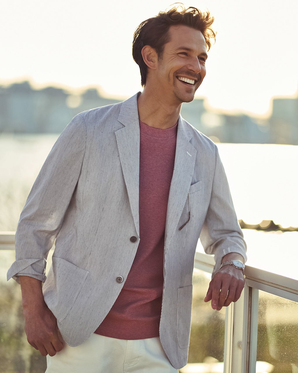 メンズ リネン ジャケット/40代50代からのファッション通販 DoCLASSE メンズ リネン ジャケット/40代50代からのファッション通販 DoCLASSE