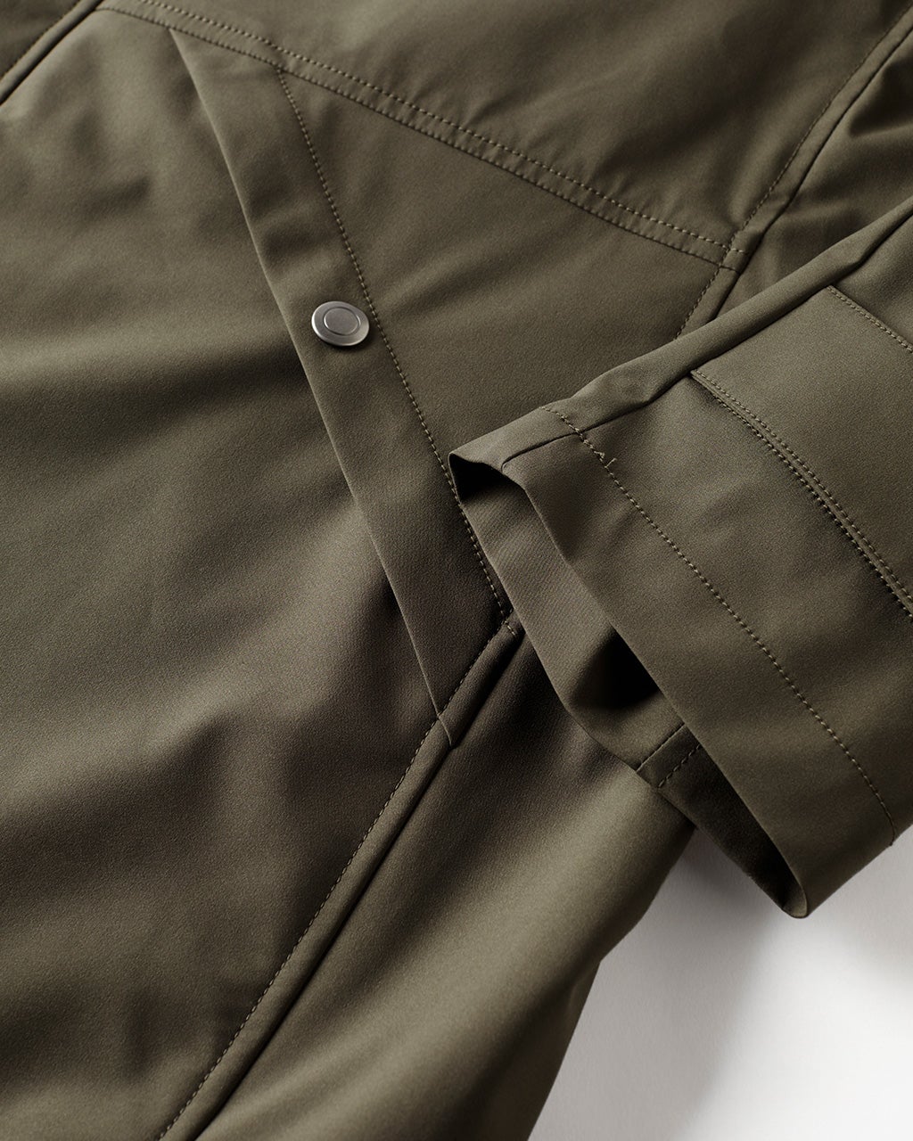 防風撥水ストレッチ・モダンミリタリーコート/40代50代からの