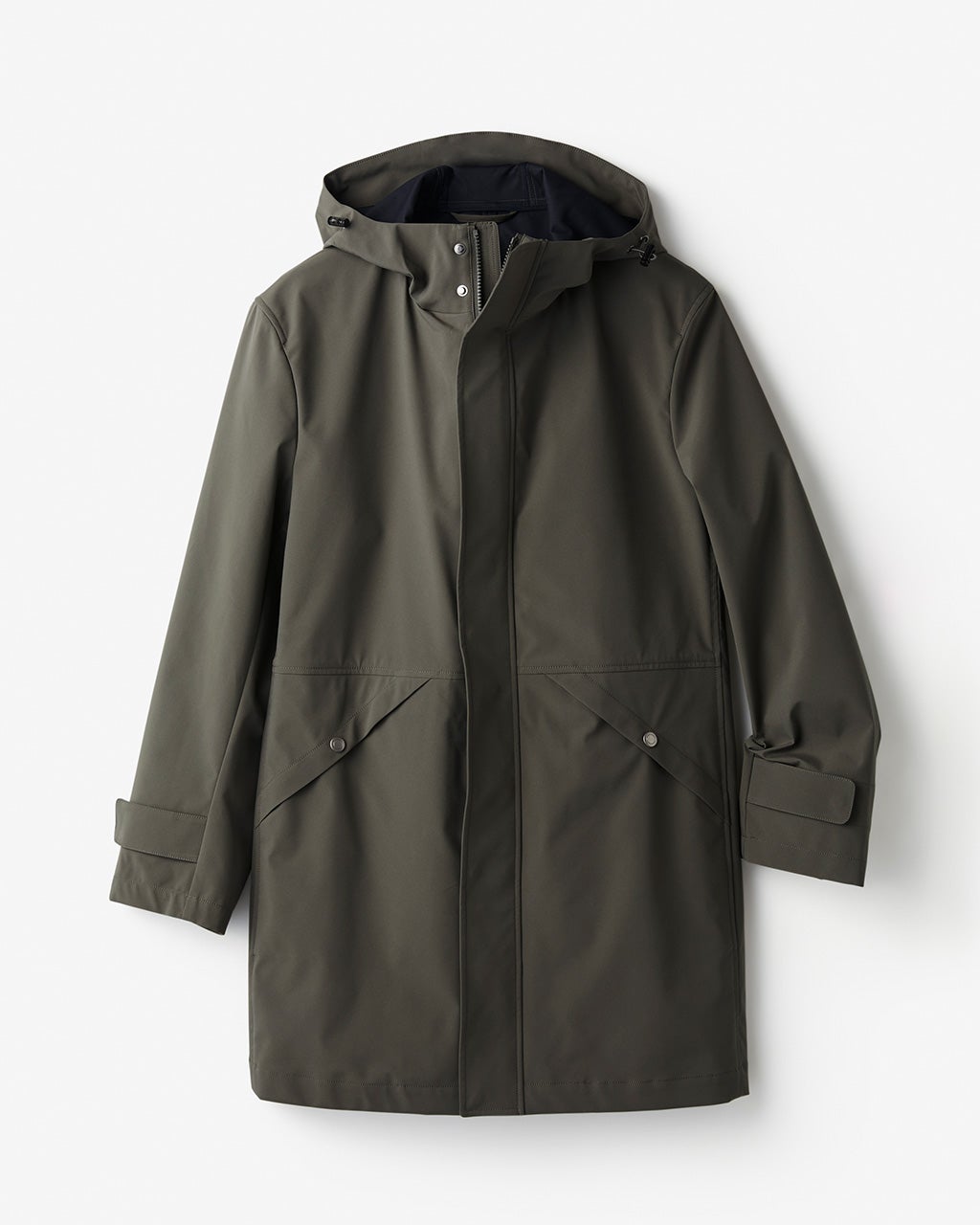 山内　塩縮撥水•ミリタリーコート 中古・古着通販】山内 (ヤマウチ) 塩縮撥水・ハコムラミリタリーコート