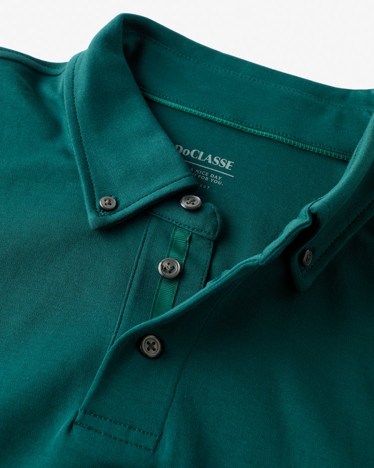 超長綿リファインドポロ 半袖 詳細画像 グリーン 2