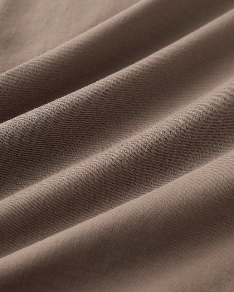 超長綿リファインドポロ 半袖 詳細画像 モカ 2