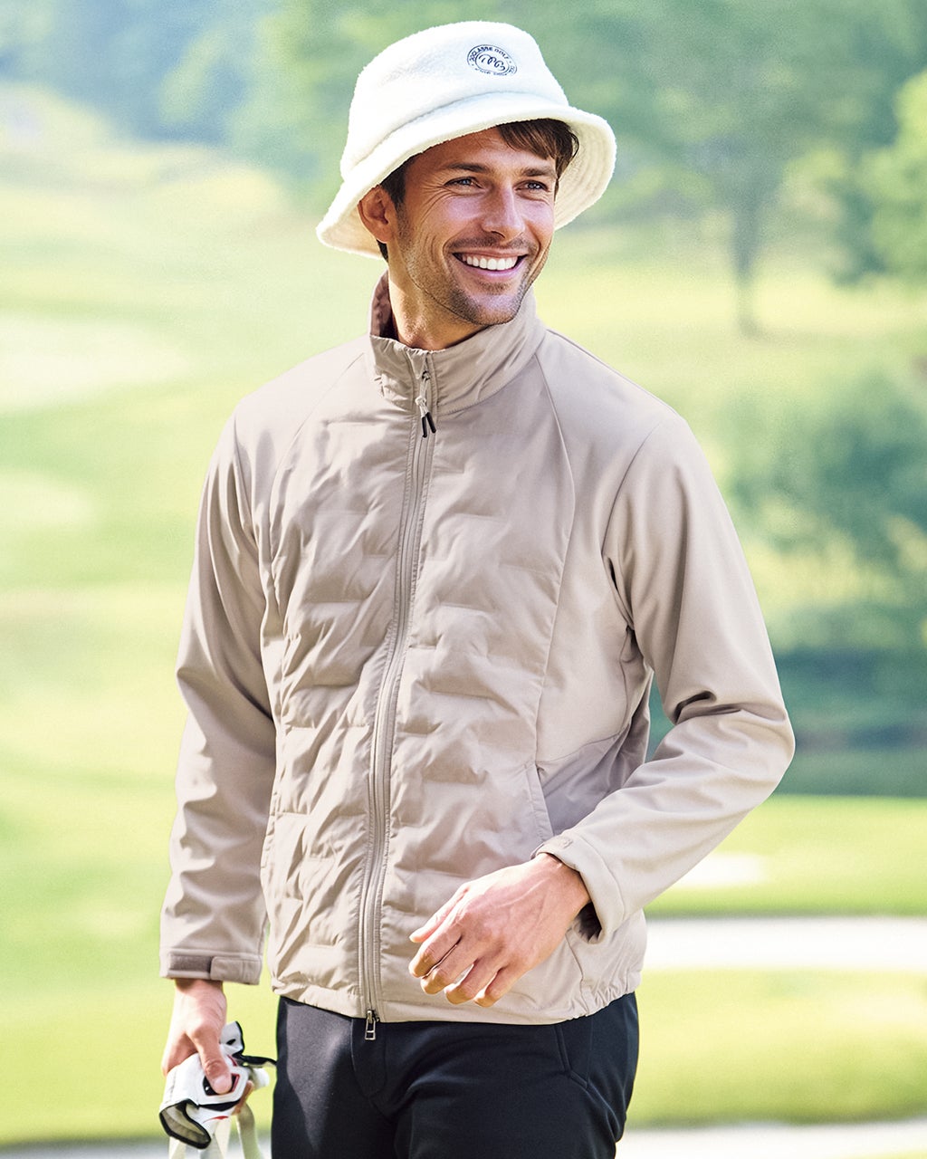 ジーフォア ゴルフ メンズ アウター ダウン ジャケット 長袖 グレー adidas ダウンジャケット ダウン WIND. RDY 保温 撥水