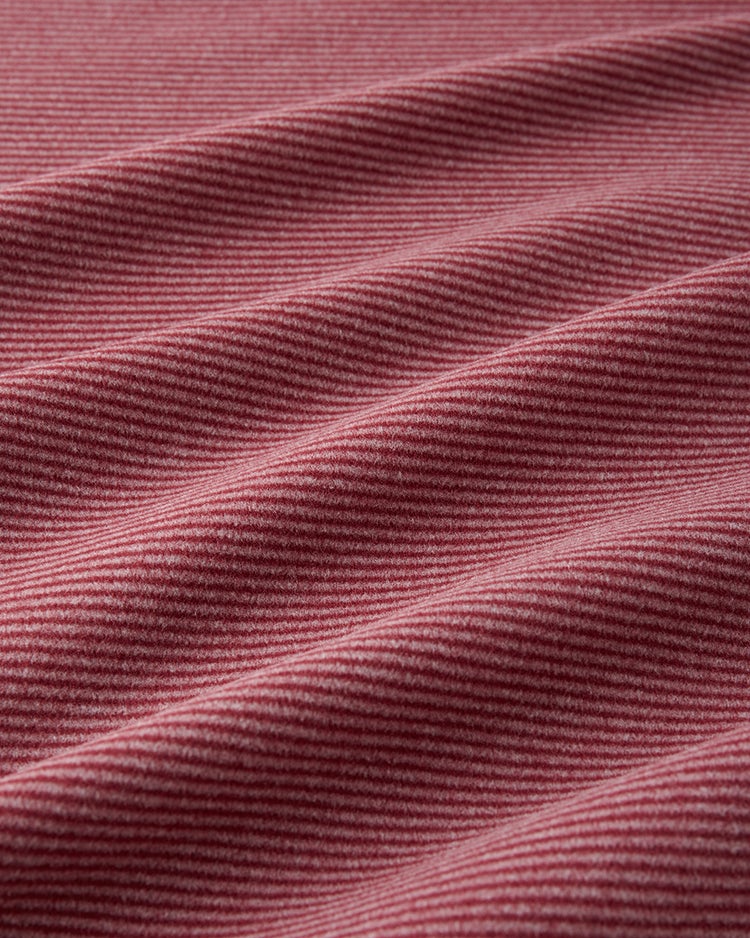 ウルトラソフト両面起毛ネックウォーマー付き 詳細画像 ダークレッド×杢レッド 2