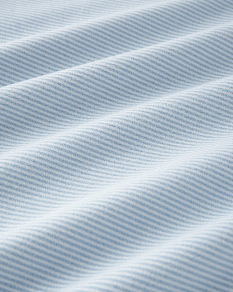 ウルトラソフト両面起毛ネックウォーマー付き 詳細画像 杢サックス×ホワイト 2