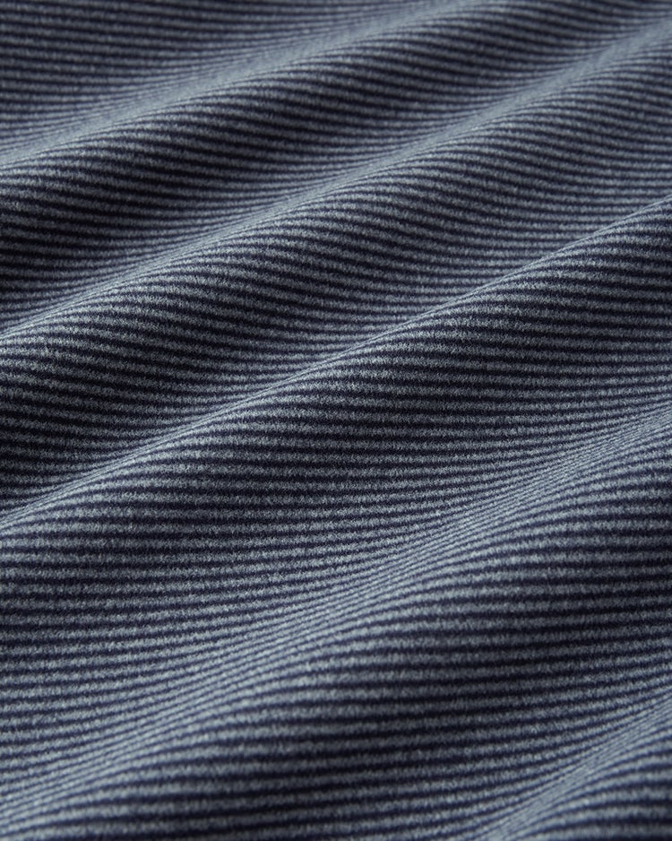 ウルトラソフト両面起毛ネックウォーマー付き 詳細画像 ネイビー×杢ネイビー 2