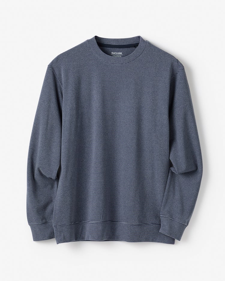 ウルトラソフト両面起毛ネックウォーマー付き 詳細画像 ネイビー×杢ネイビー 3